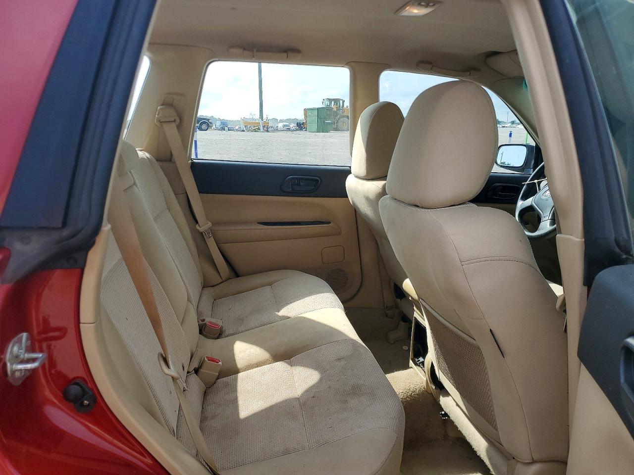 2007 Subaru Forester 2.5x Red vin: JF1SG63617H703048