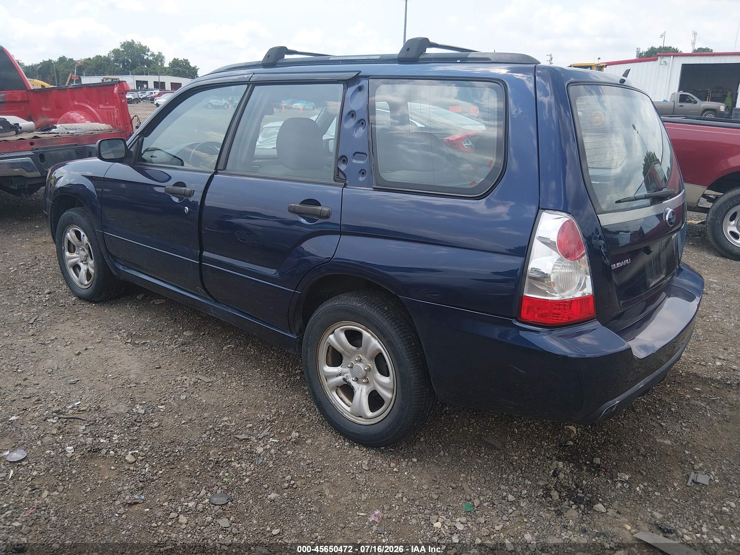 2006 Subaru Forester 2.5x Blue vin: JF1SG63626G706058
