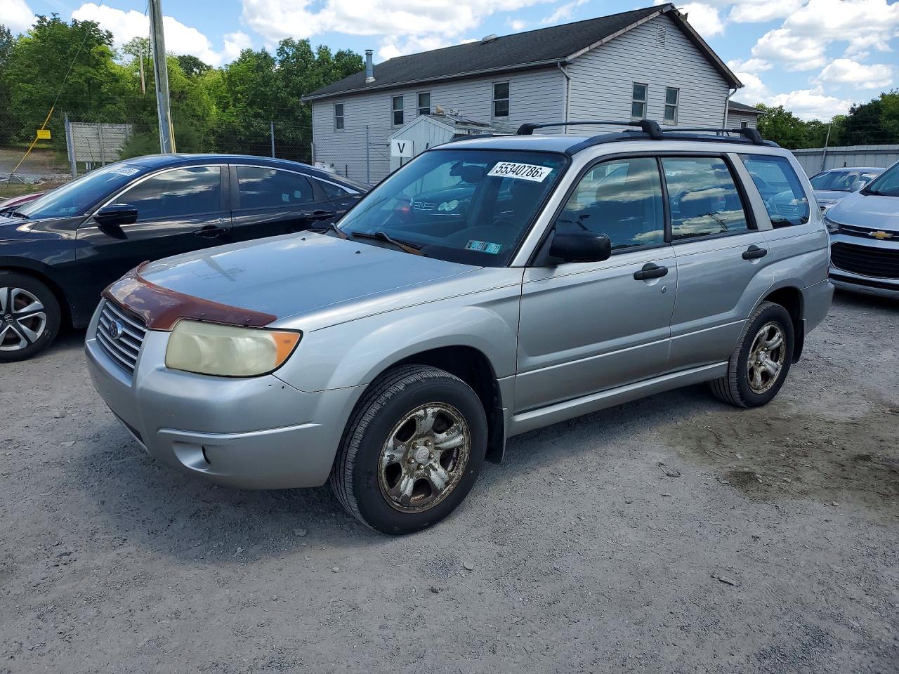 2006 Subaru Forester 2.5x Серебряный vin: JF1SG63626H747221