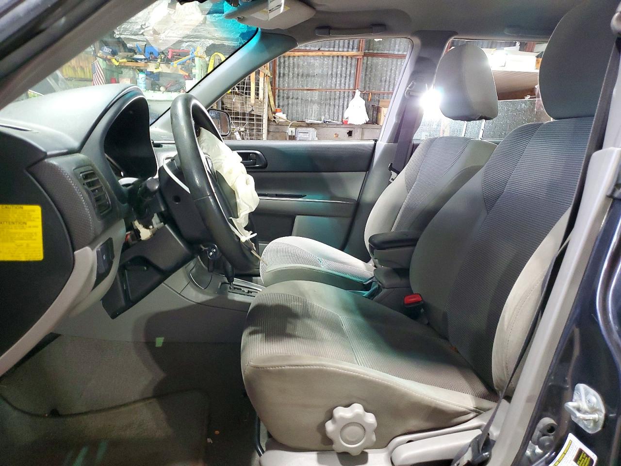 2008 Subaru Forester 2.5x Gray vin: JF1SG63628H716070