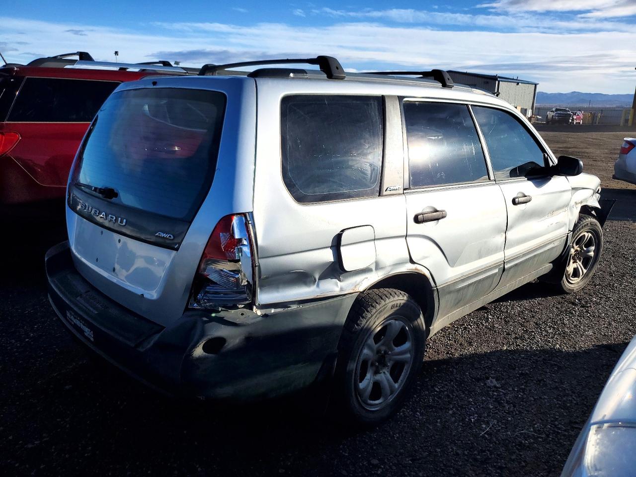 2003 Subaru Forester 2.5x Gray vin: JF1SG63633H723022