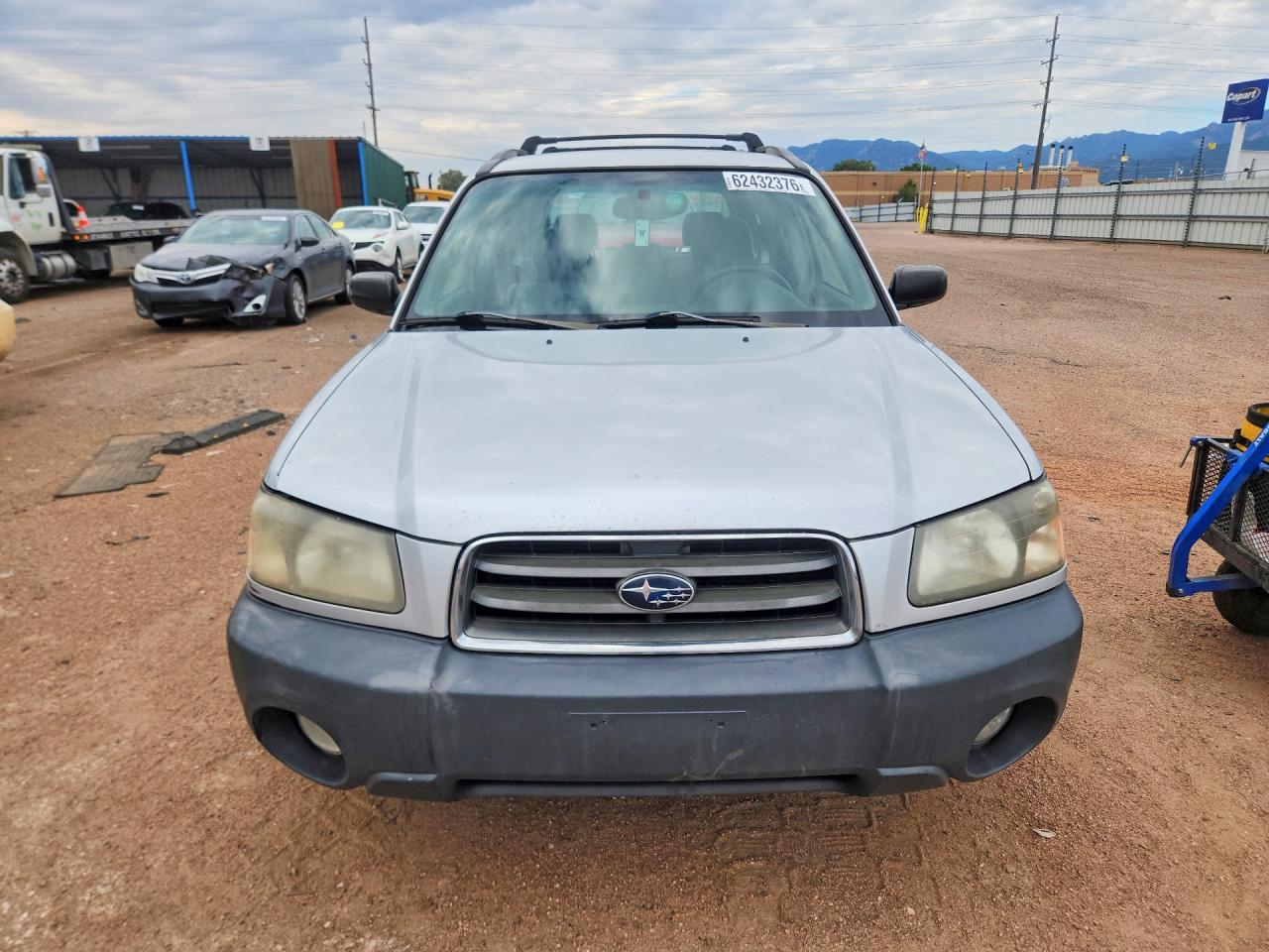2004 Subaru Forester 2.5x Серебряный vin: JF1SG63634H737018