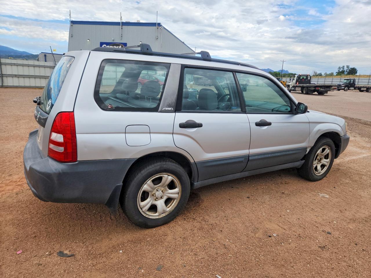 2004 Subaru Forester 2.5x Серебряный vin: JF1SG63634H737018