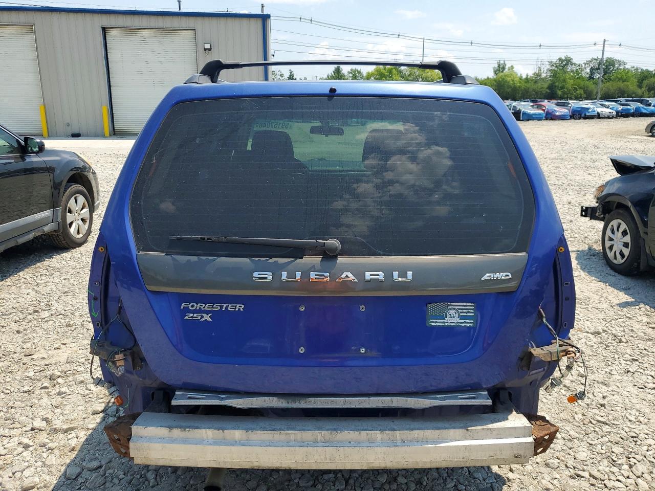 2004 Subaru Forester 2.5x Blue vin: JF1SG63634H767913