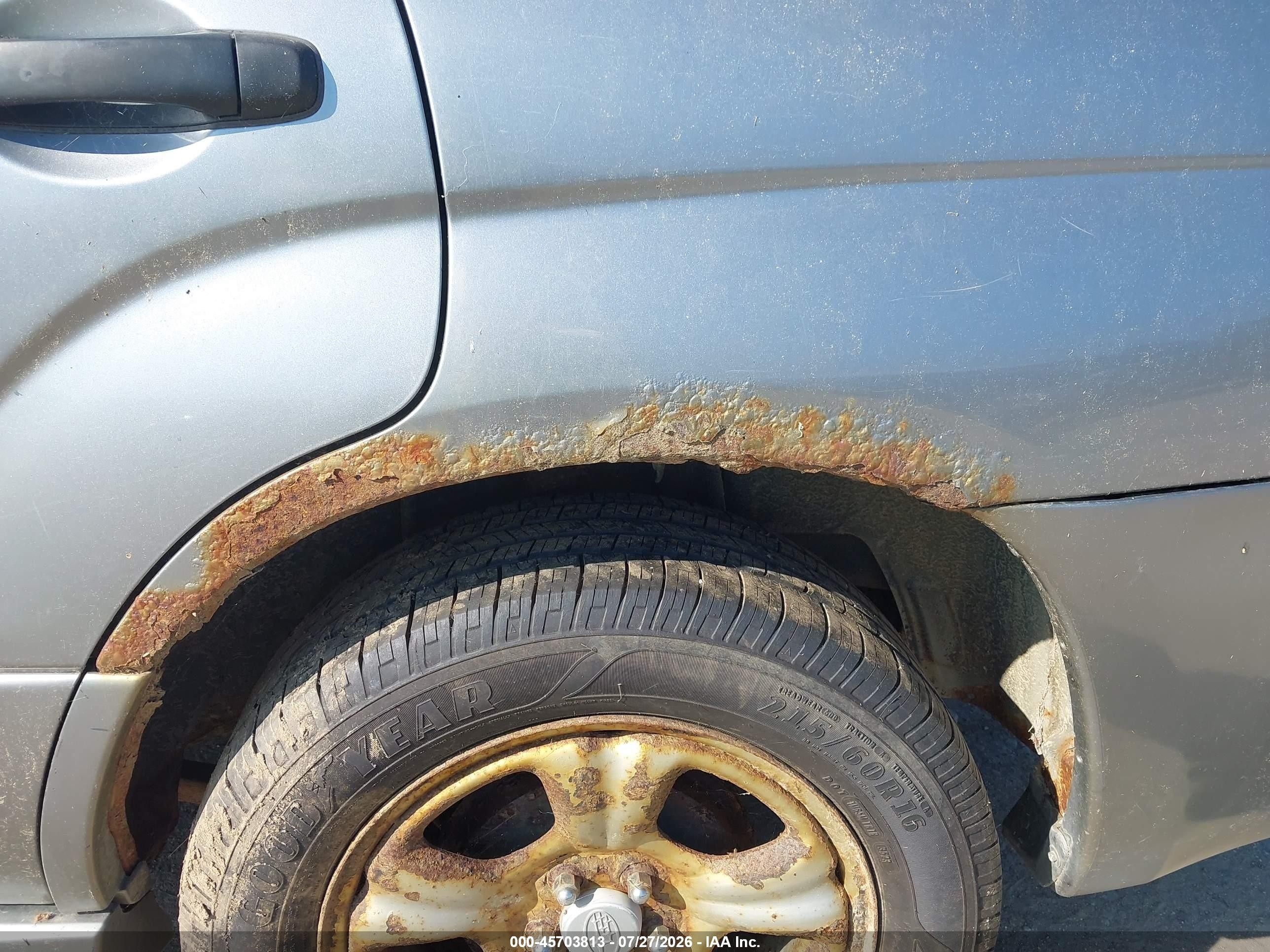 2007 Subaru Forester 2.5x Gray vin: JF1SG63637H716738