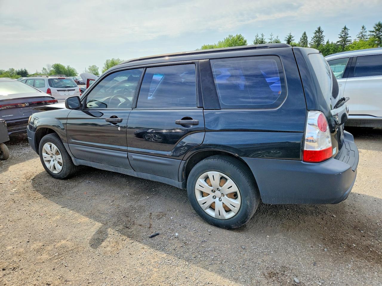 2008 Subaru Forester 2.5x Black vin: JF1SG63638H730298