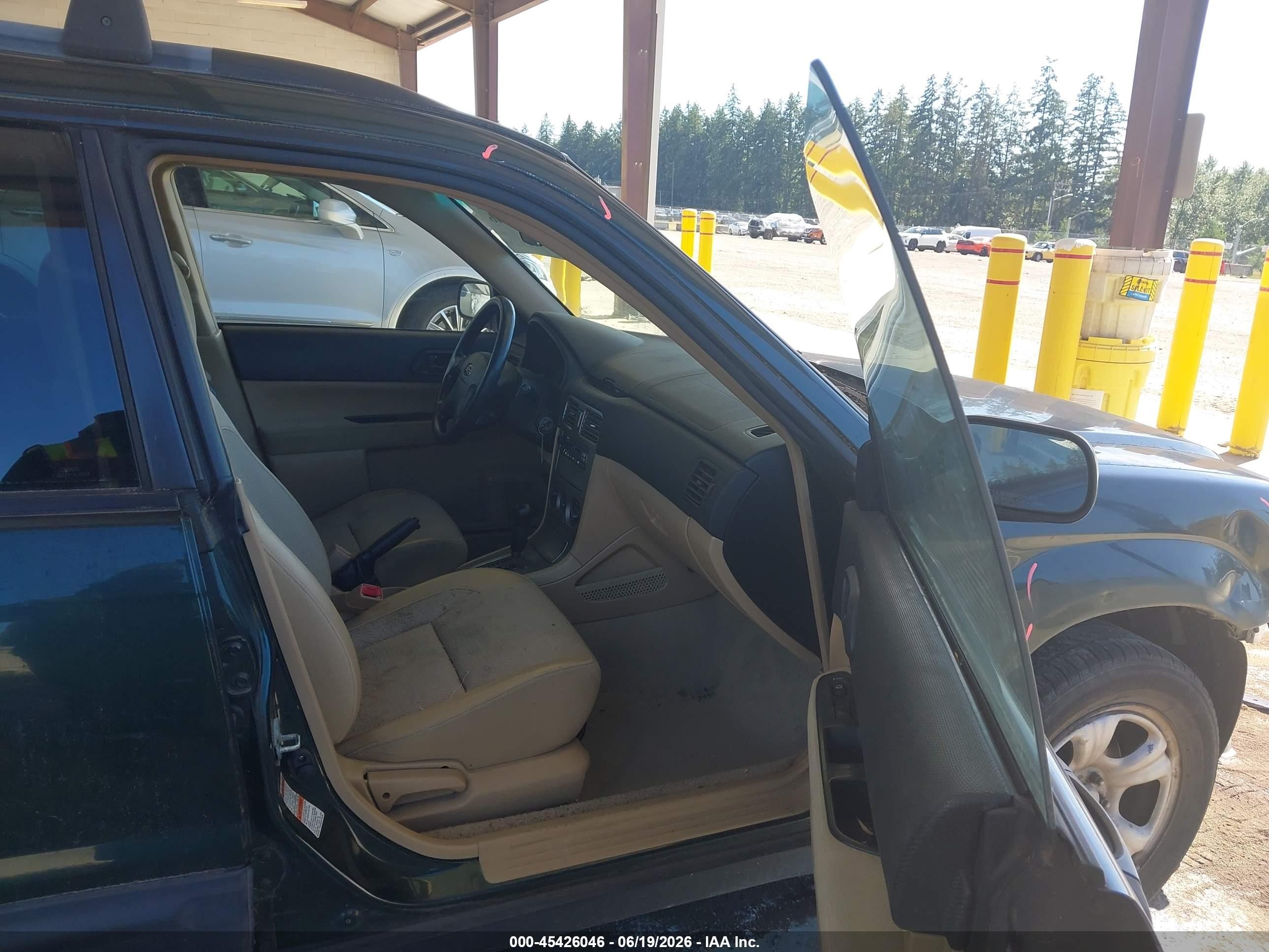 2003 Subaru Forester X Green vin: JF1SG63643H712479