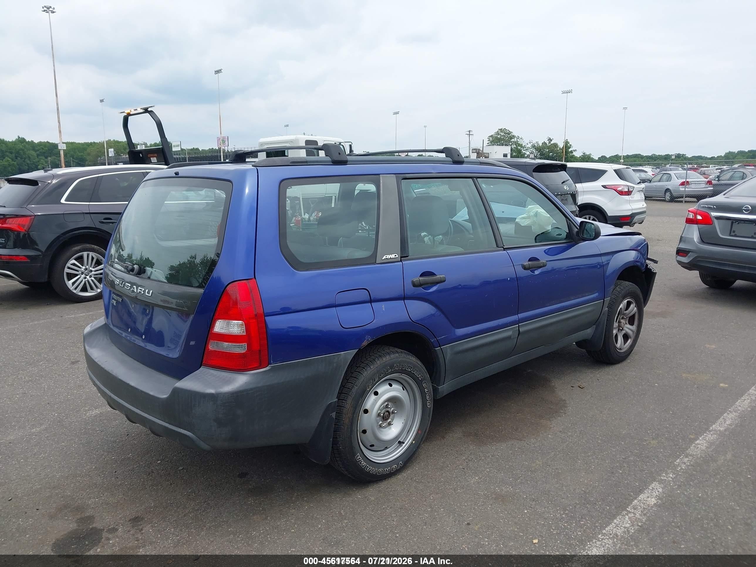 2003 Subaru Forester X vin: JF1SG63643H736815