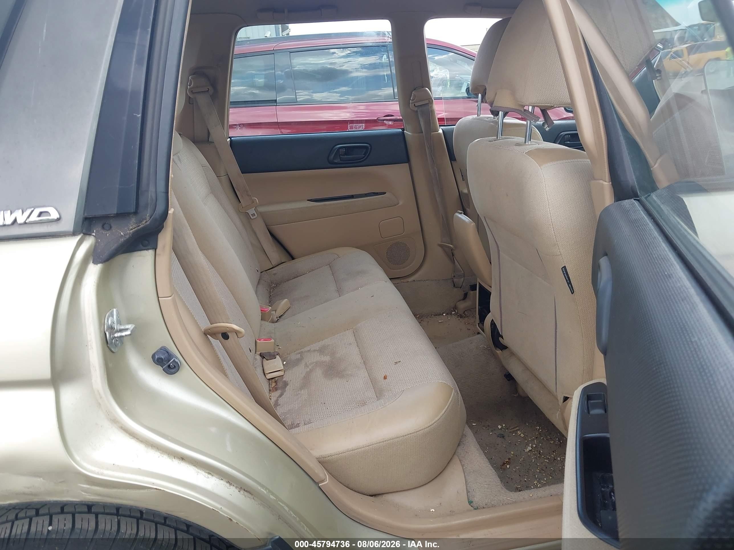2003 Subaru Forester X Gold vin: JF1SG63643H736863