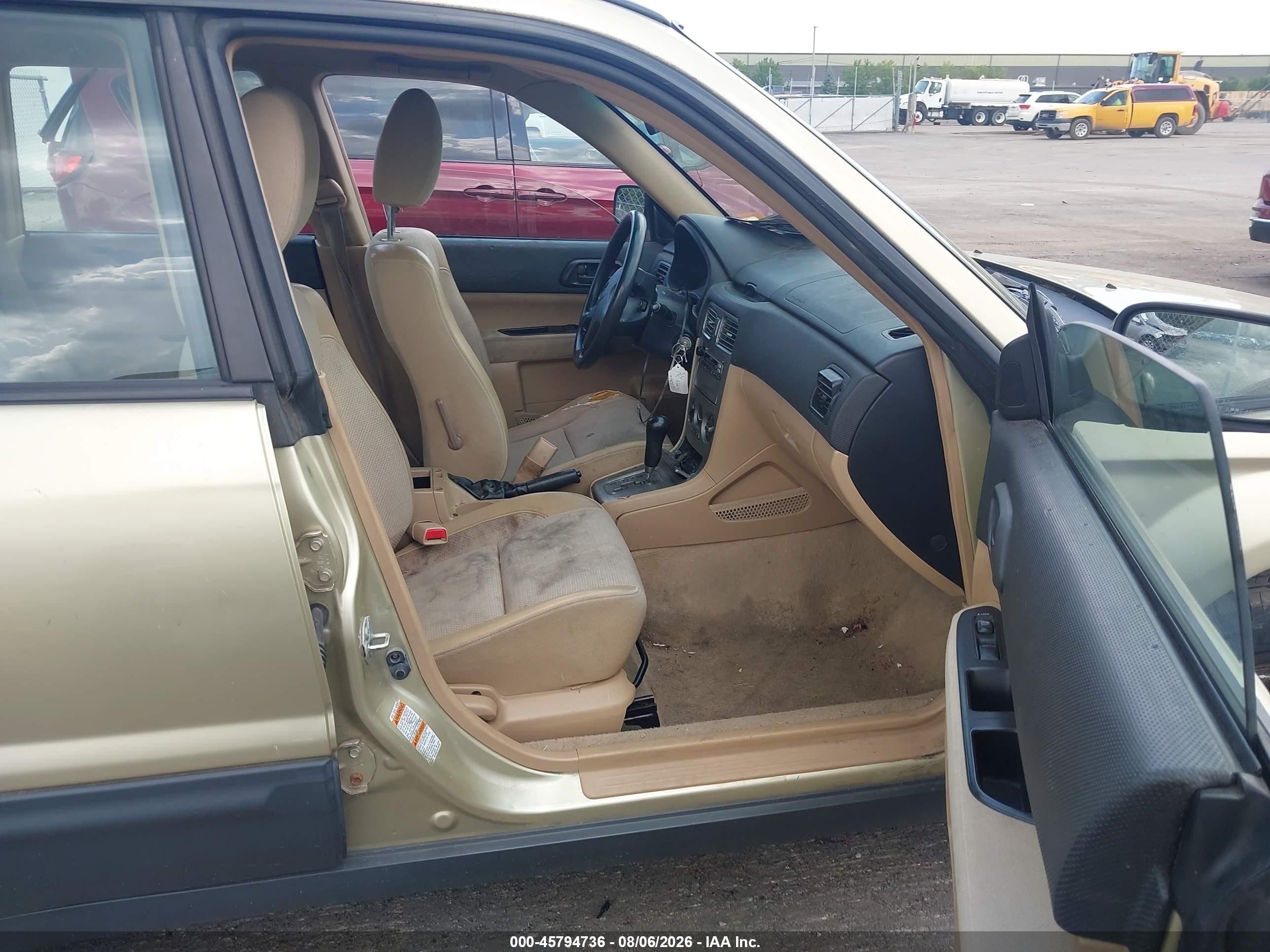 2003 Subaru Forester X Gold vin: JF1SG63643H736863
