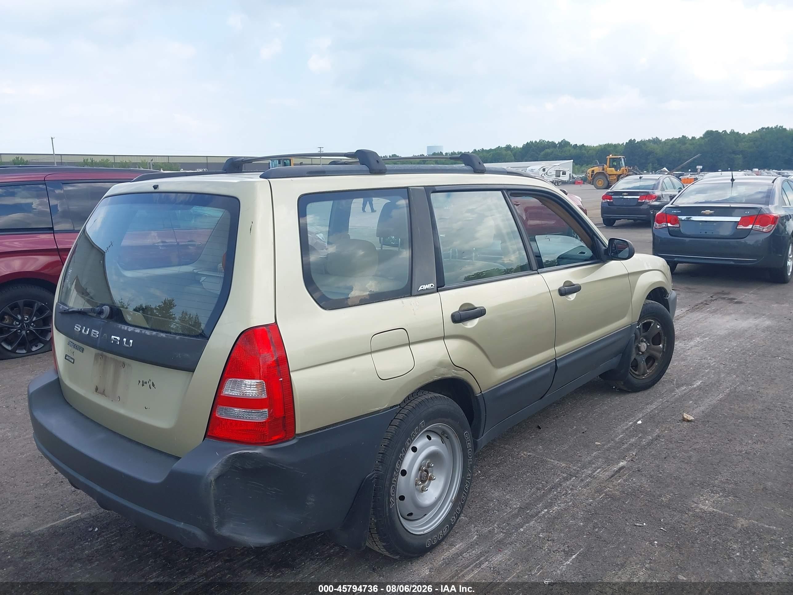 2003 Subaru Forester X Gold vin: JF1SG63643H736863