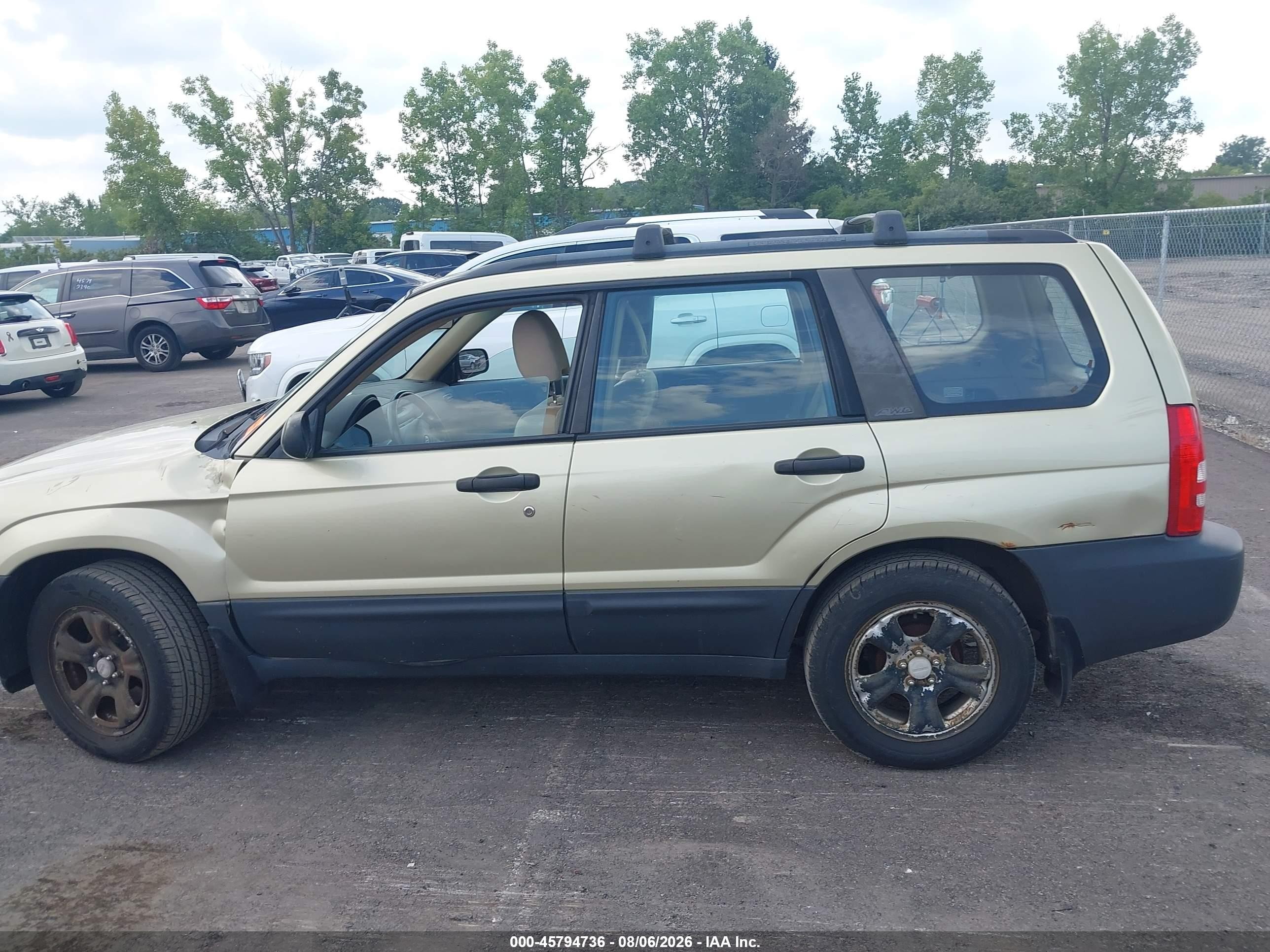 2003 Subaru Forester X Gold vin: JF1SG63643H736863
