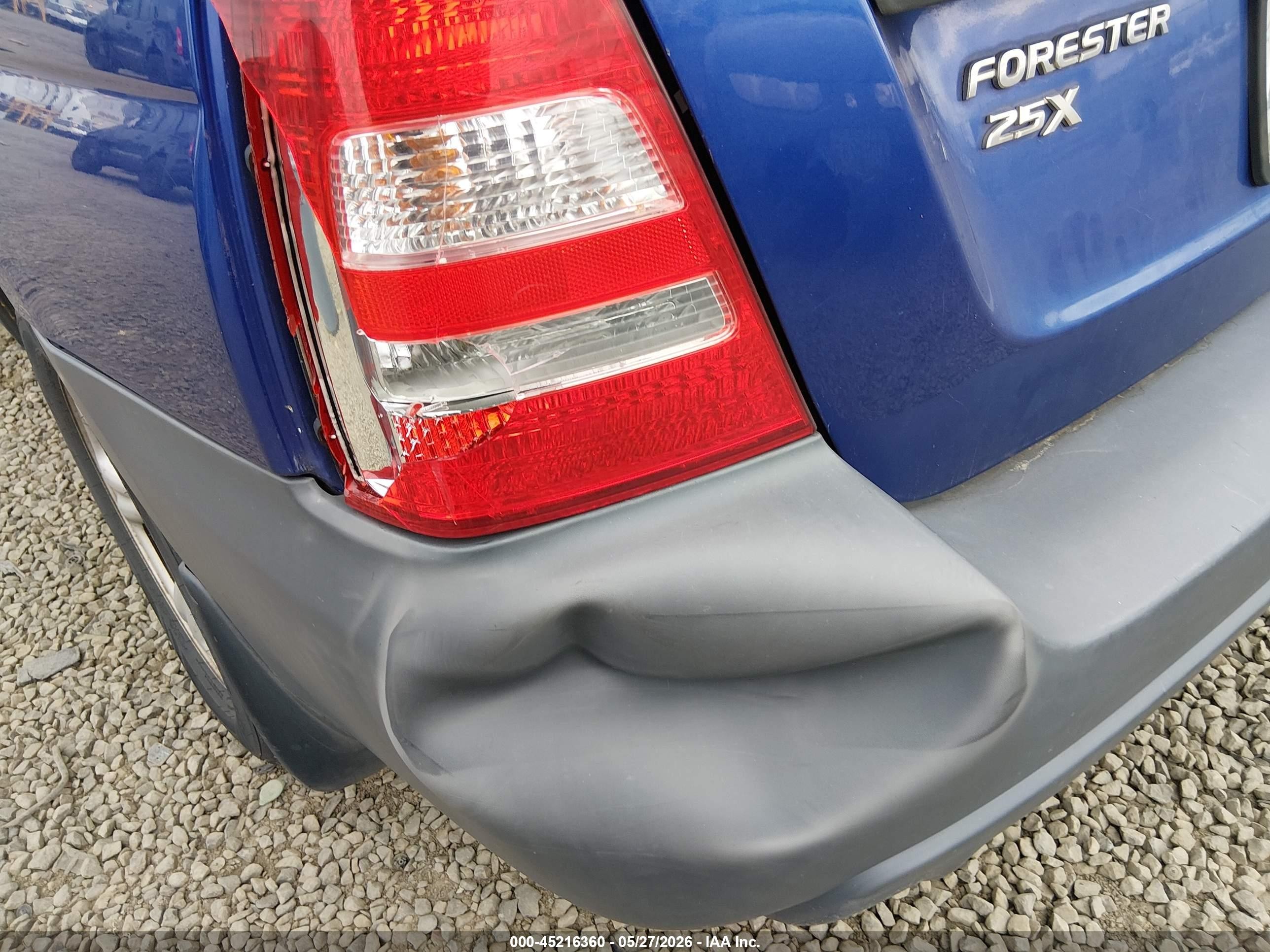 2004 Subaru Forester 2.5x Blue vin: JF1SG63644H752529