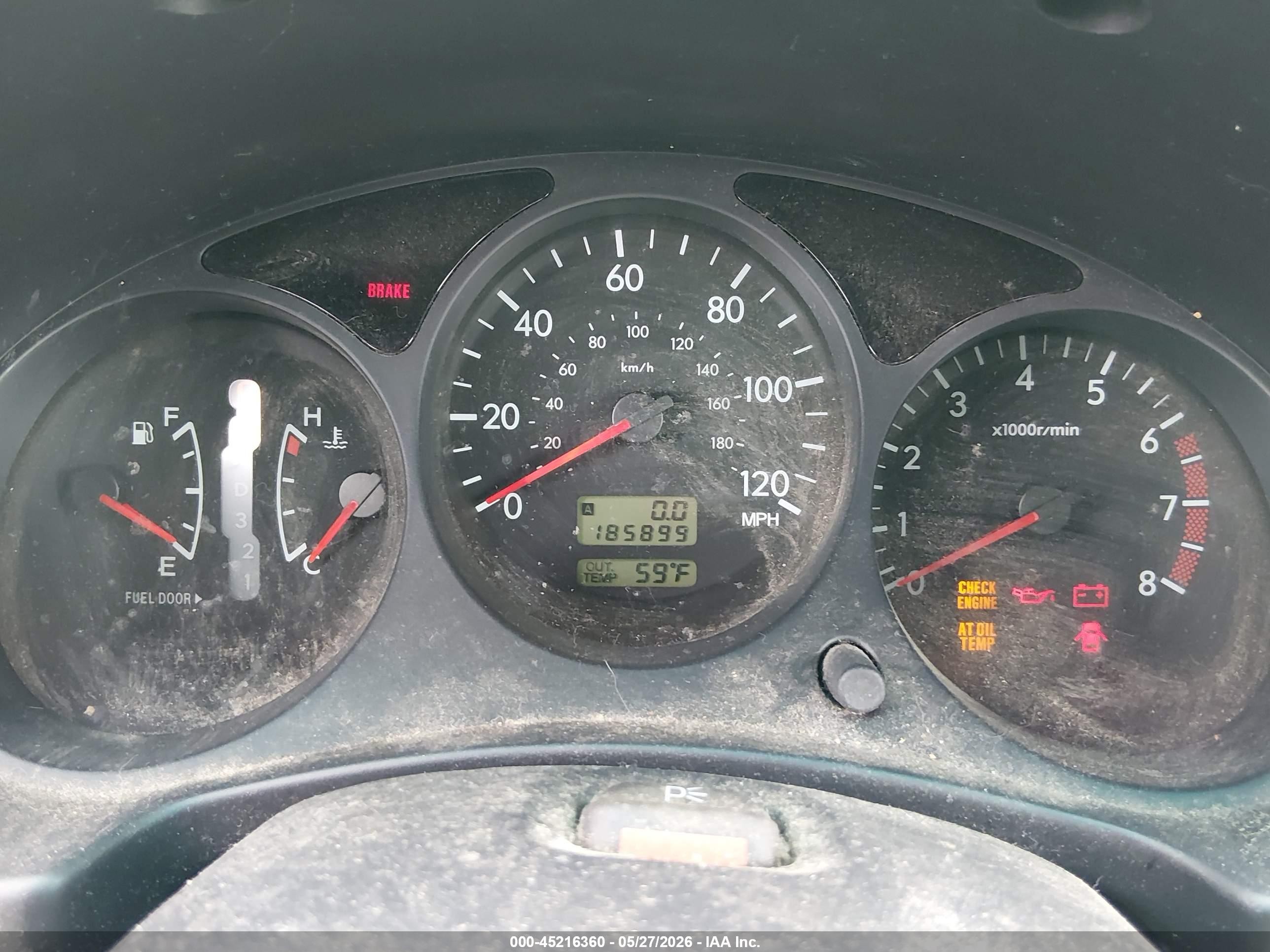 2004 Subaru Forester 2.5x Blue vin: JF1SG63644H752529