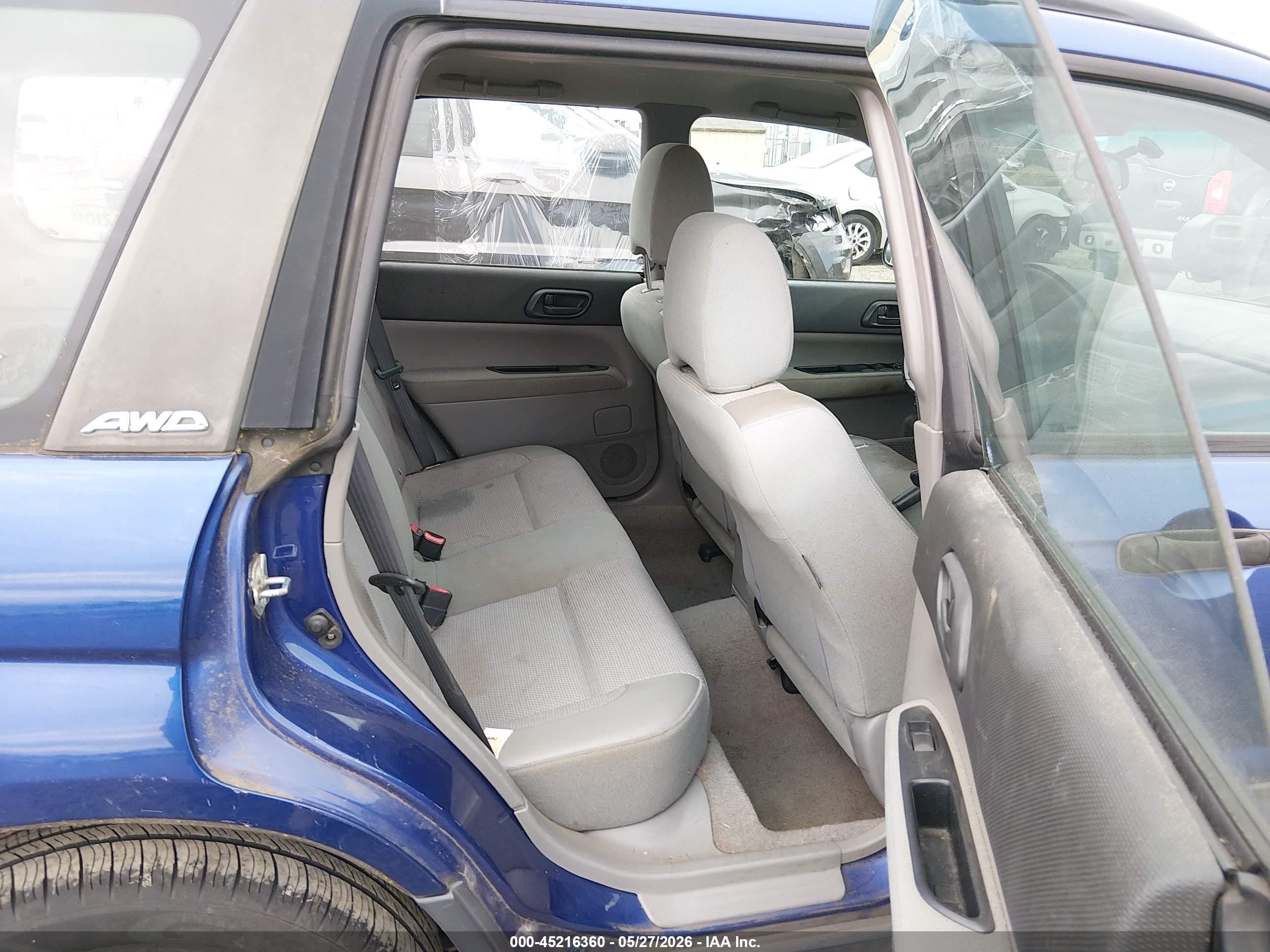 2004 Subaru Forester 2.5x Blue vin: JF1SG63644H752529