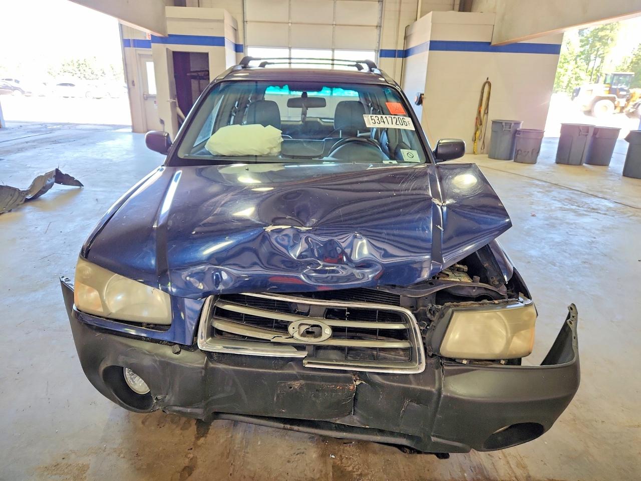 2005 Subaru Forester 2.5x Blue vin: JF1SG63645H712789