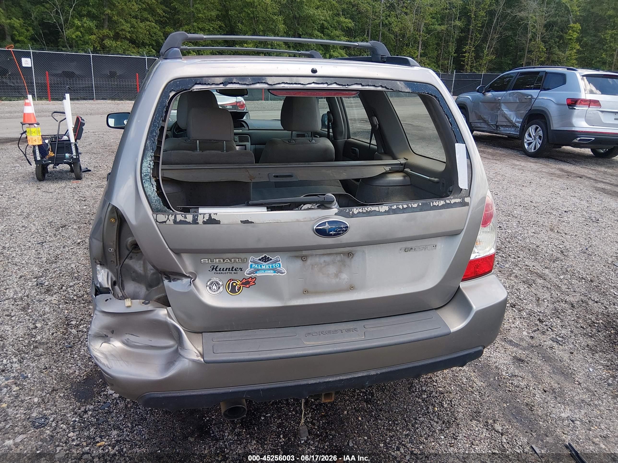 2006 Subaru Forester 2.5x Серый vin: JF1SG63646G714095