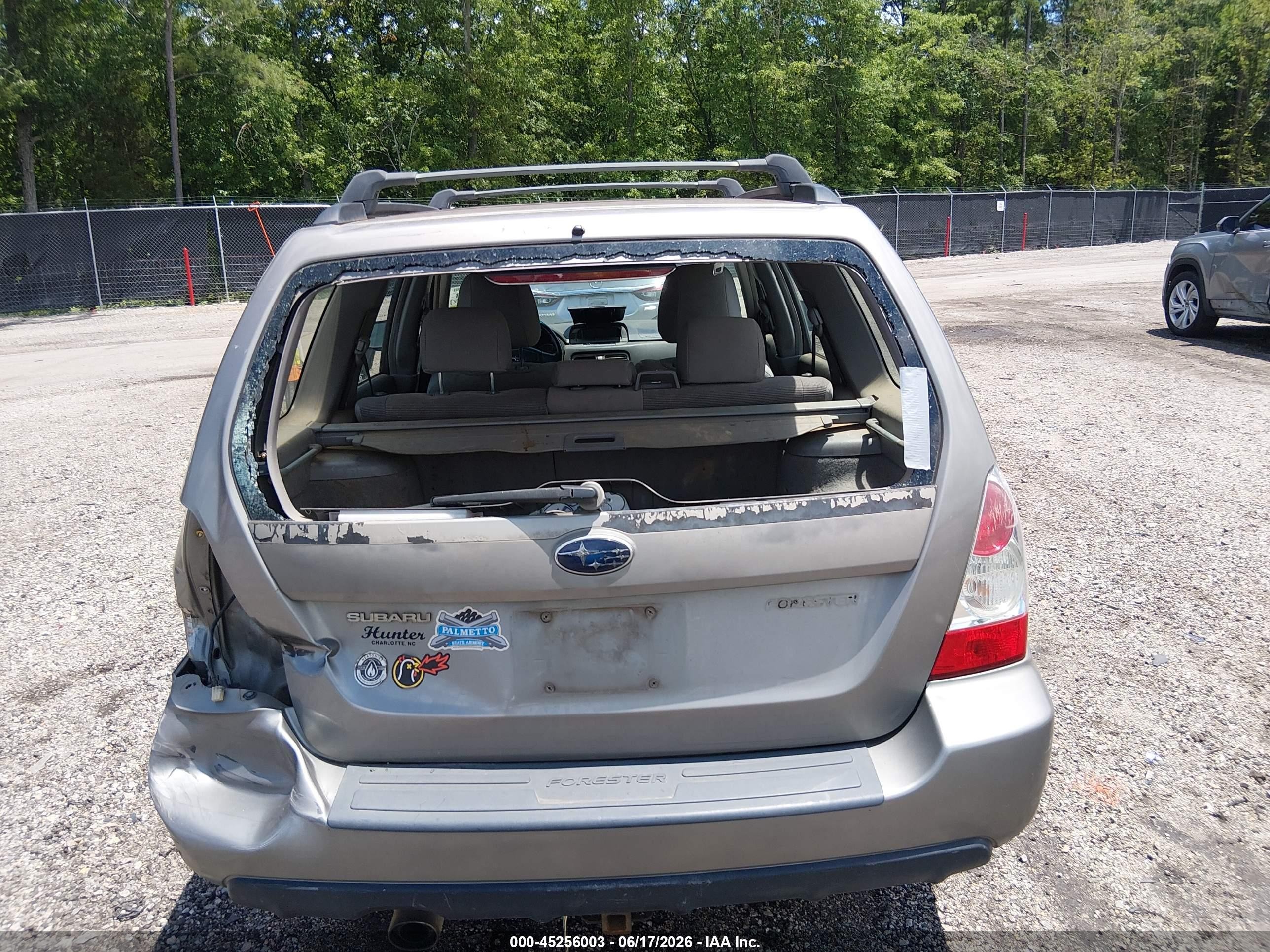 2006 Subaru Forester 2.5x Серый vin: JF1SG63646G714095
