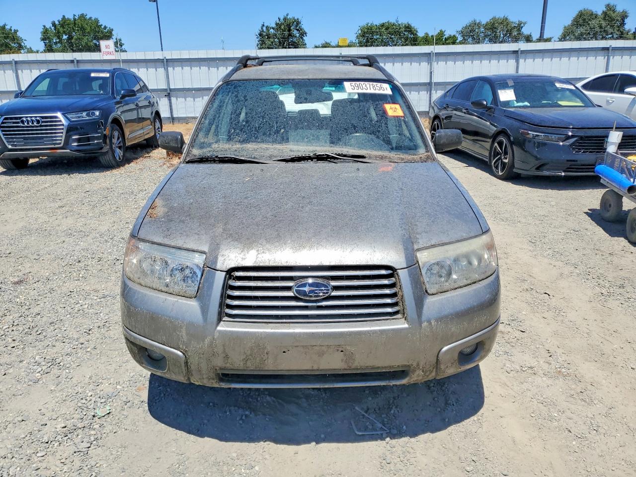 2006 Subaru Forester 2.5x Gray vin: JF1SG63646H703415