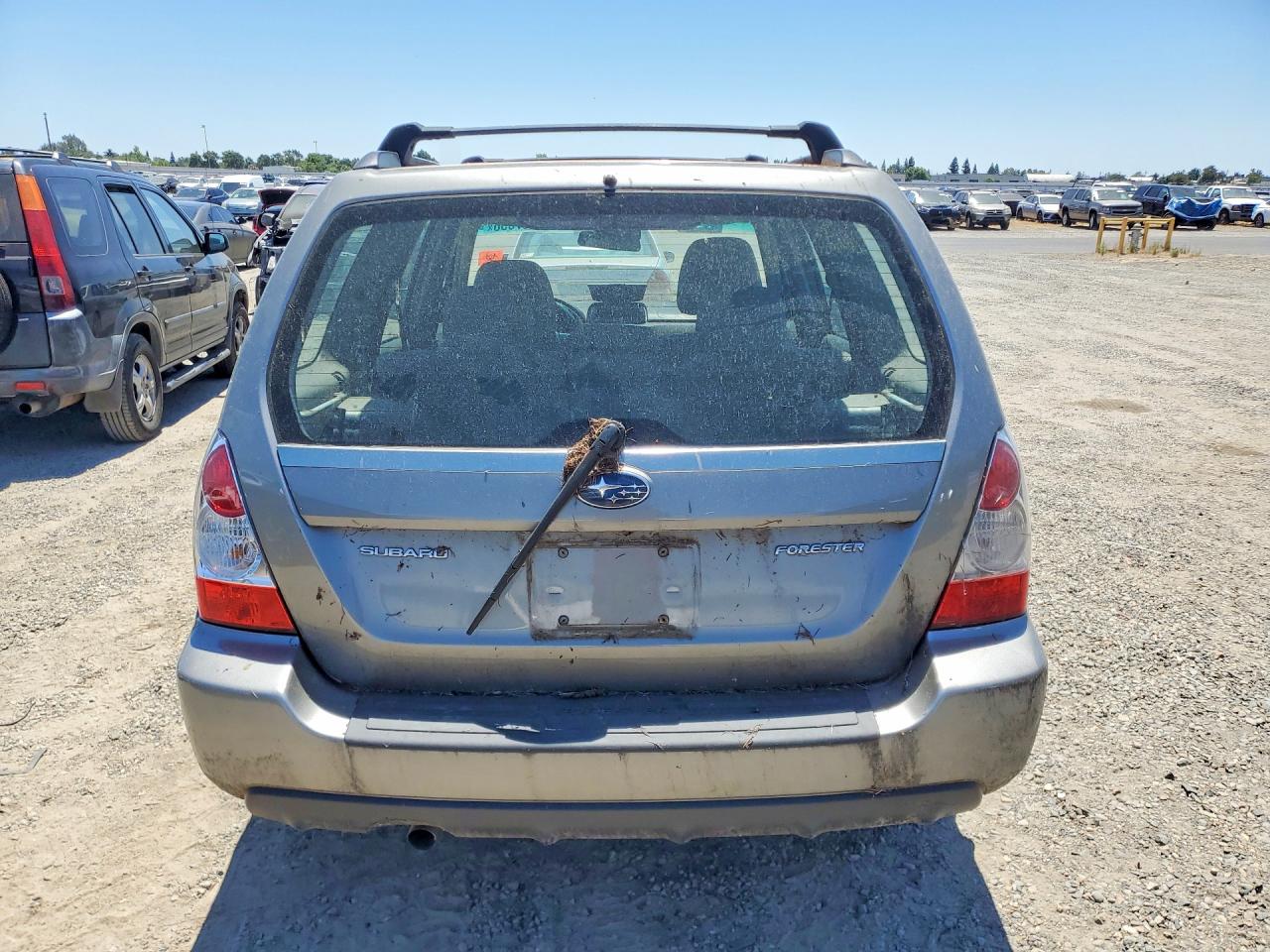 2006 Subaru Forester 2.5x Gray vin: JF1SG63646H703415