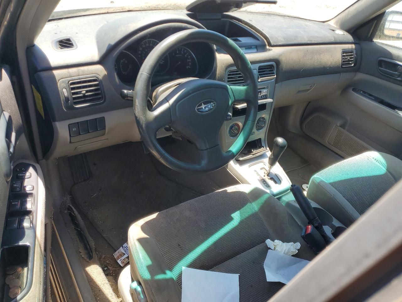 2006 Subaru Forester 2.5x Gray vin: JF1SG63646H703415