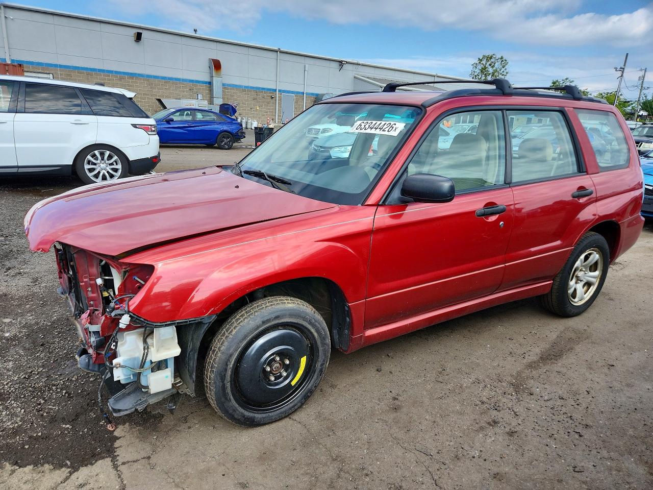 2006 Subaru Forester 2.5x Red vin: JF1SG63646H722711