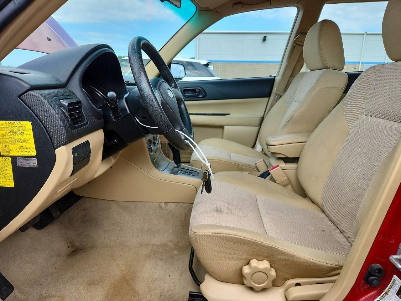 2006 Subaru Forester 2.5x Red vin: JF1SG63646H722711