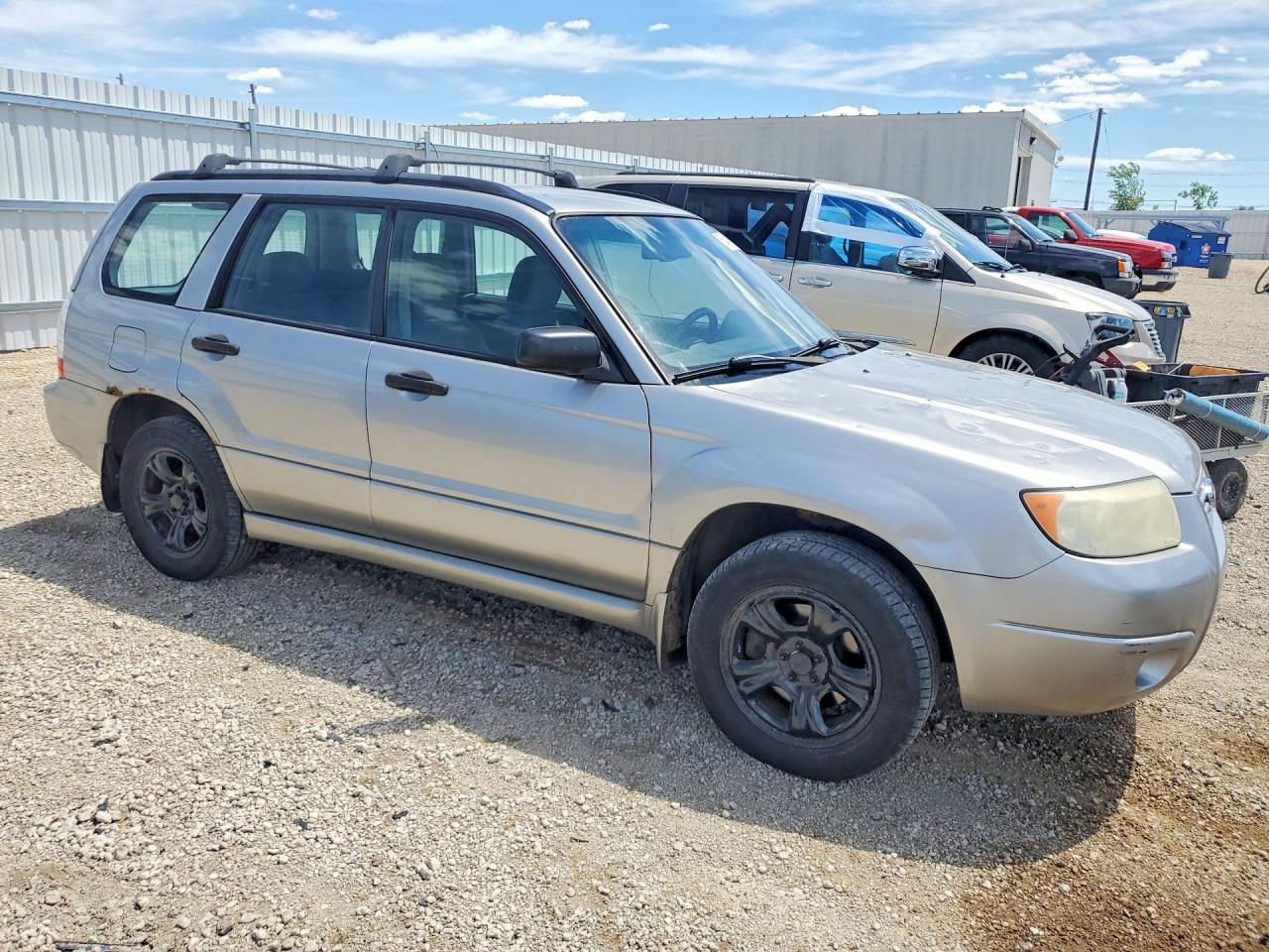 2006 Subaru Forester 2.5x Silver vin: JF1SG63646H752520