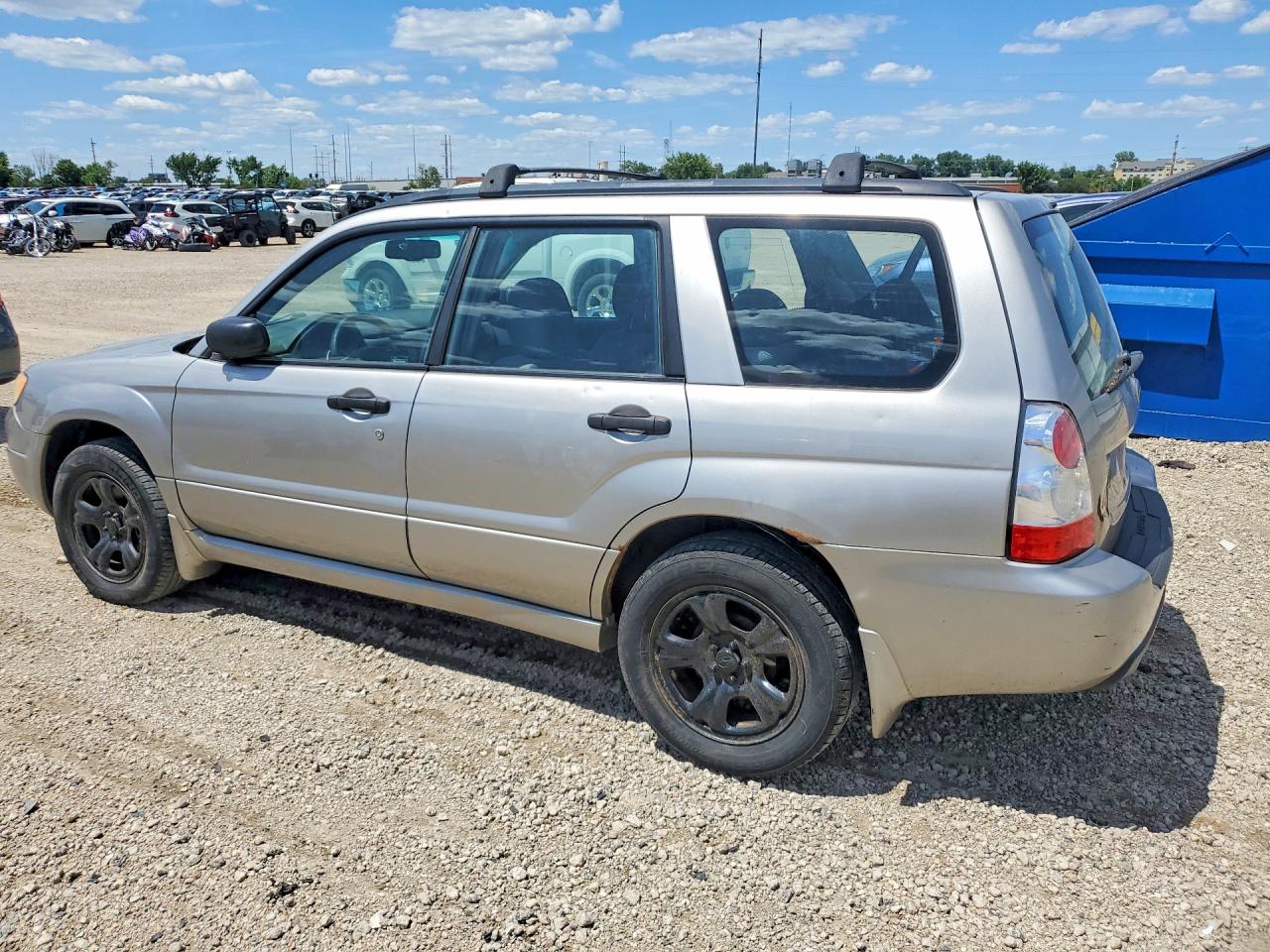 2006 Subaru Forester 2.5x Silver vin: JF1SG63646H752520