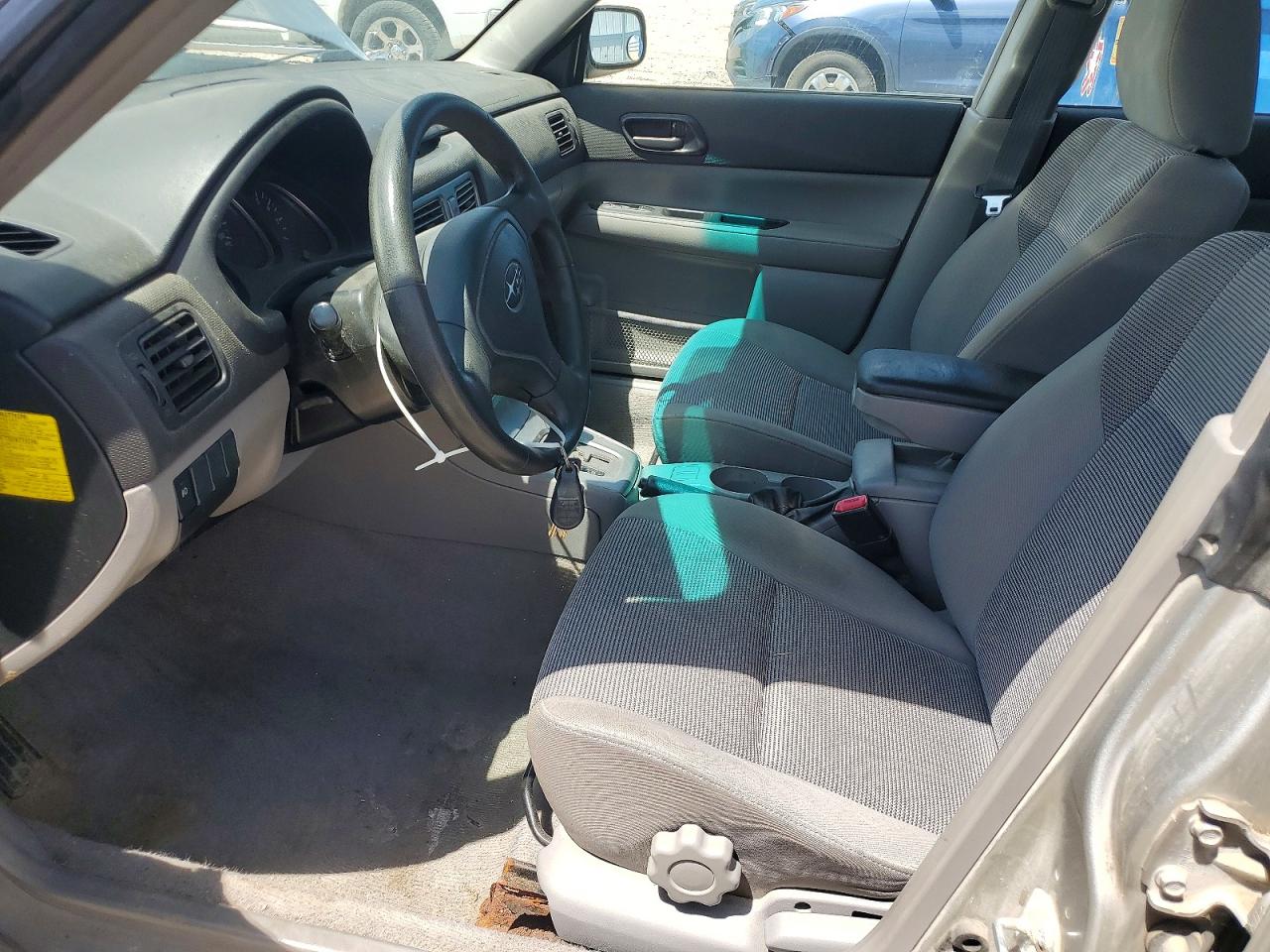 2006 Subaru Forester 2.5x Silver vin: JF1SG63646H752520