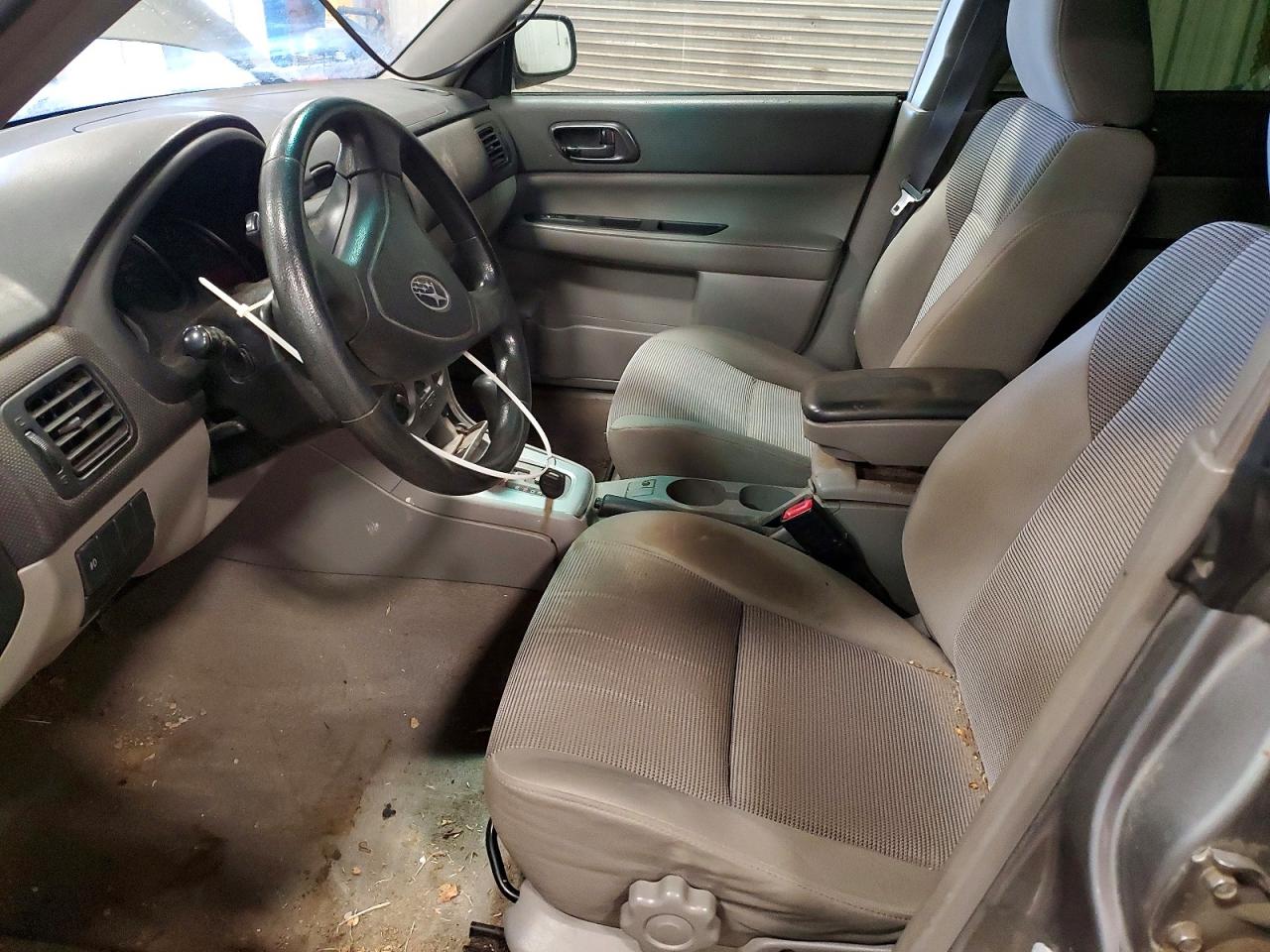 2007 Subaru Forester 2.5x Gray vin: JF1SG63647H711757