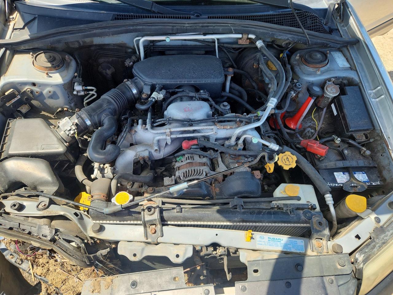 2007 Subaru Forester 2.5x Silver vin: JF1SG63647H744953