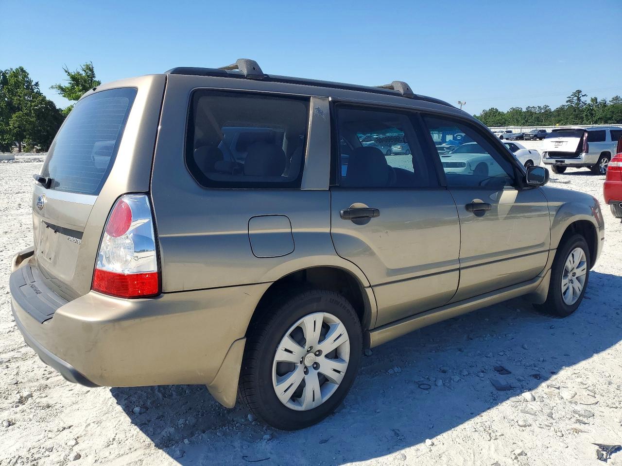 2008 Subaru Forester 2.5x Tan vin: JF1SG63648H701876