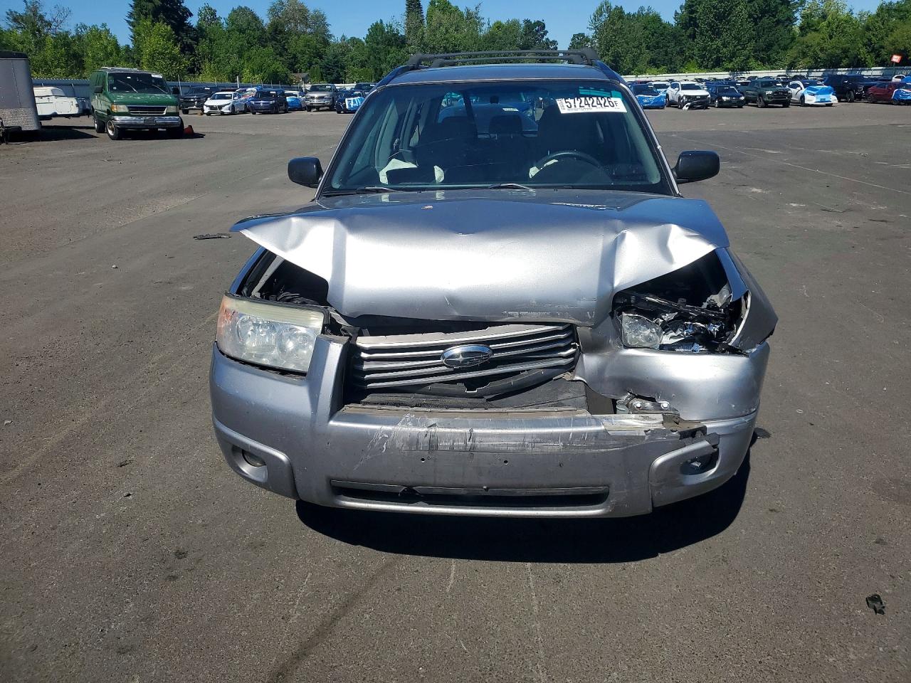 2008 Subaru Forester 2.5x Серебряный vin: JF1SG63648H733291