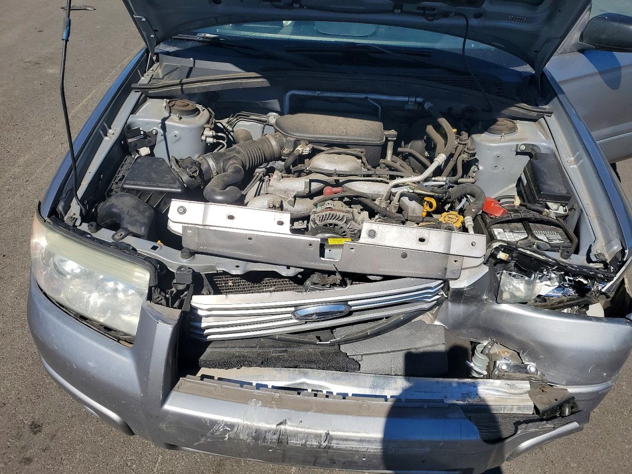 2008 Subaru Forester 2.5x Серебряный vin: JF1SG63648H733291