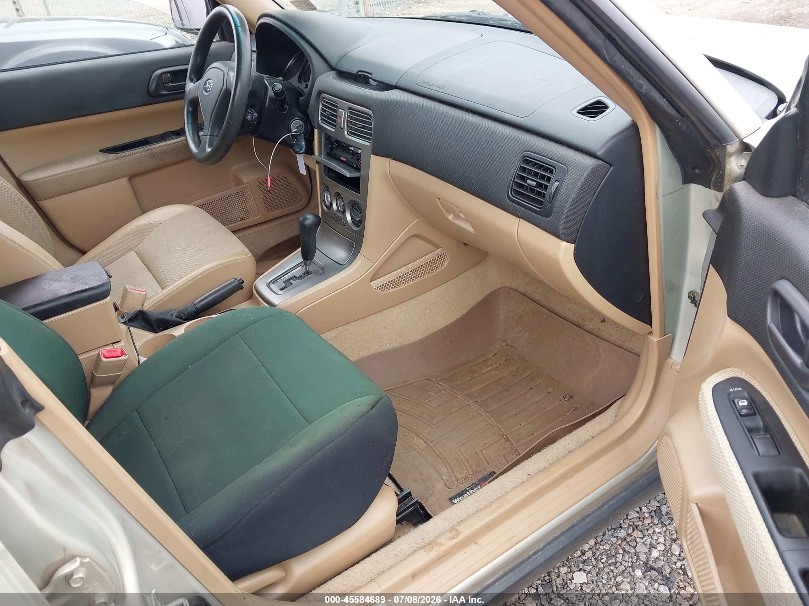 2005 Subaru Forester 2.5x Gold vin: JF1SG63655H721453