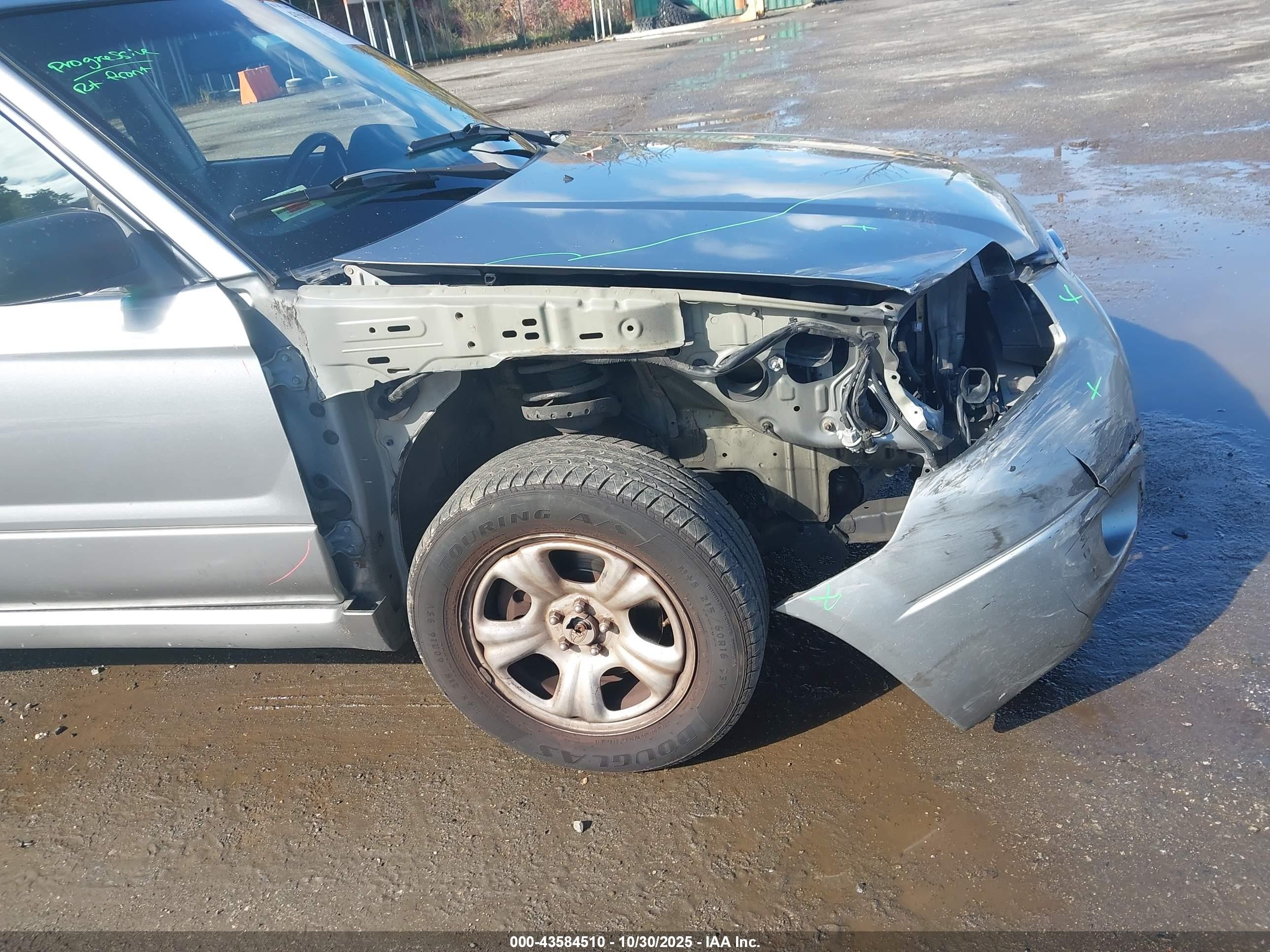 2007 Subaru Forester 2.5x Champagne vin: JF1SG63657H703425