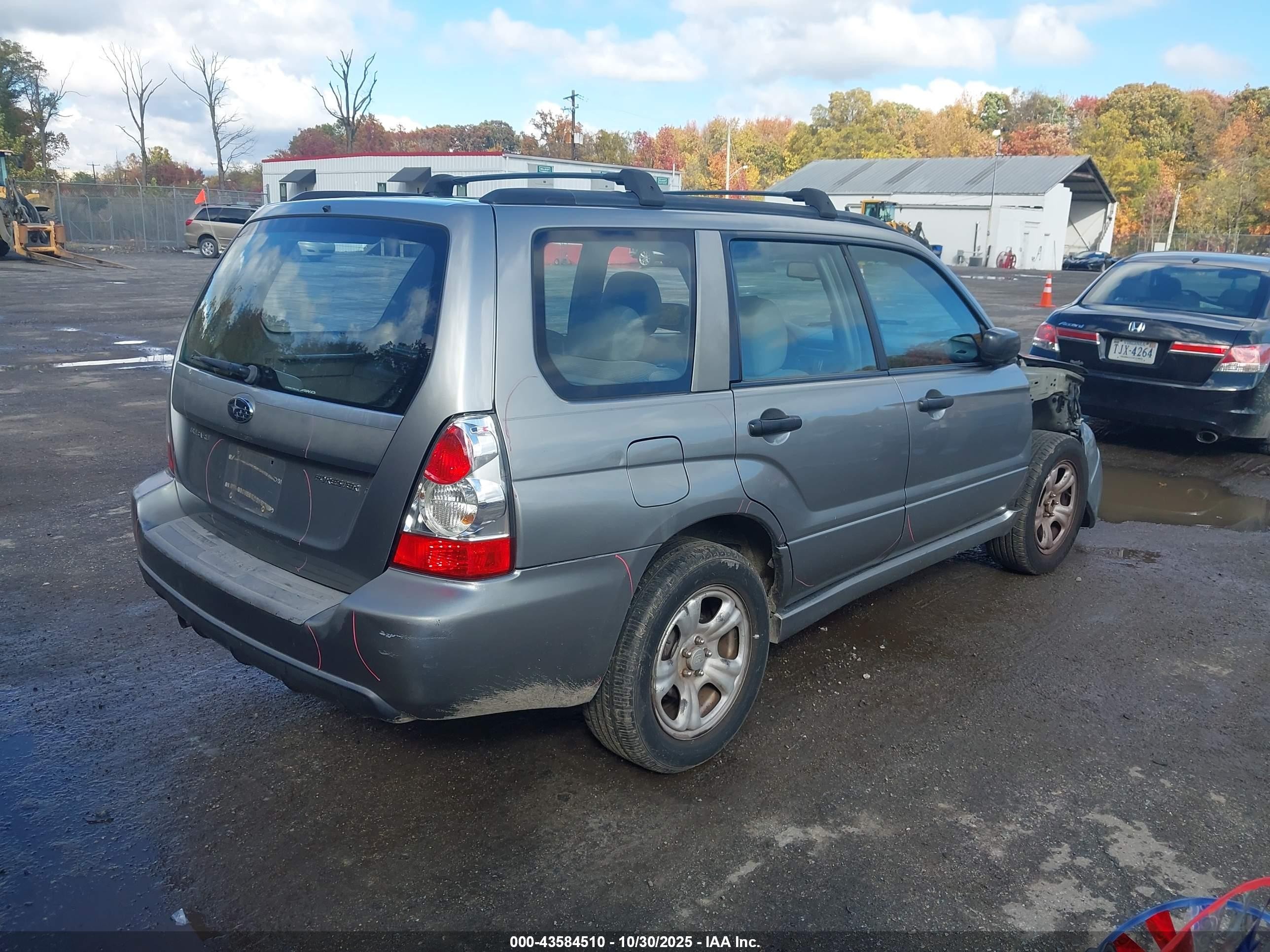 2007 Subaru Forester 2.5x Champagne vin: JF1SG63657H703425