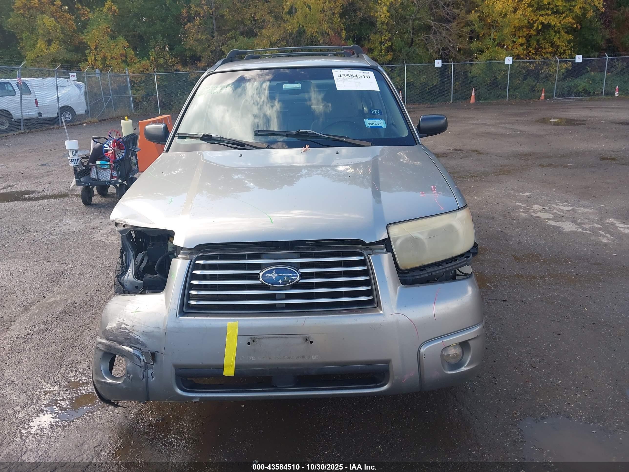 2007 Subaru Forester 2.5x Champagne vin: JF1SG63657H703425