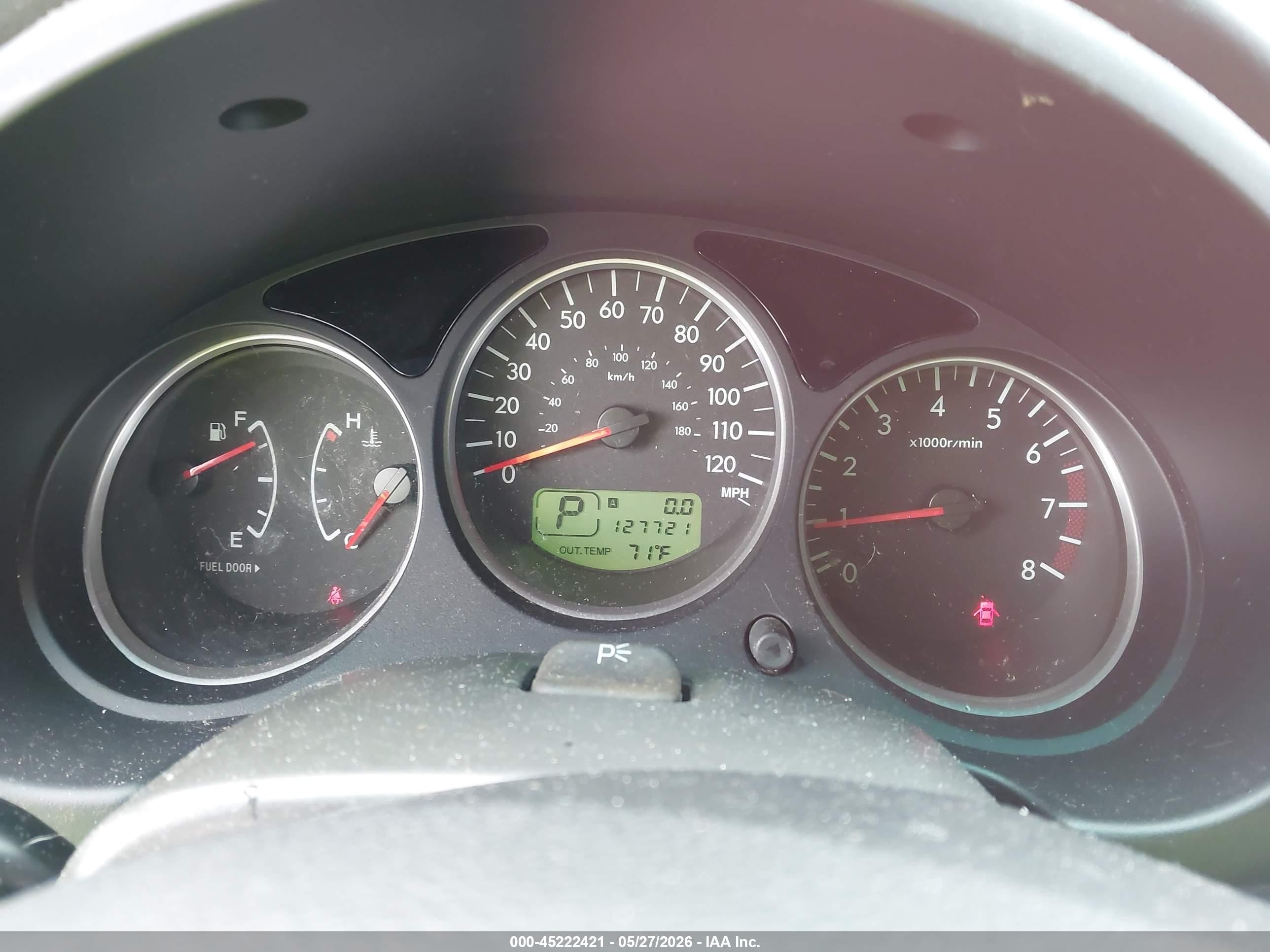 2007 Subaru Forester 2.5x Silver vin: JF1SG63657H725022