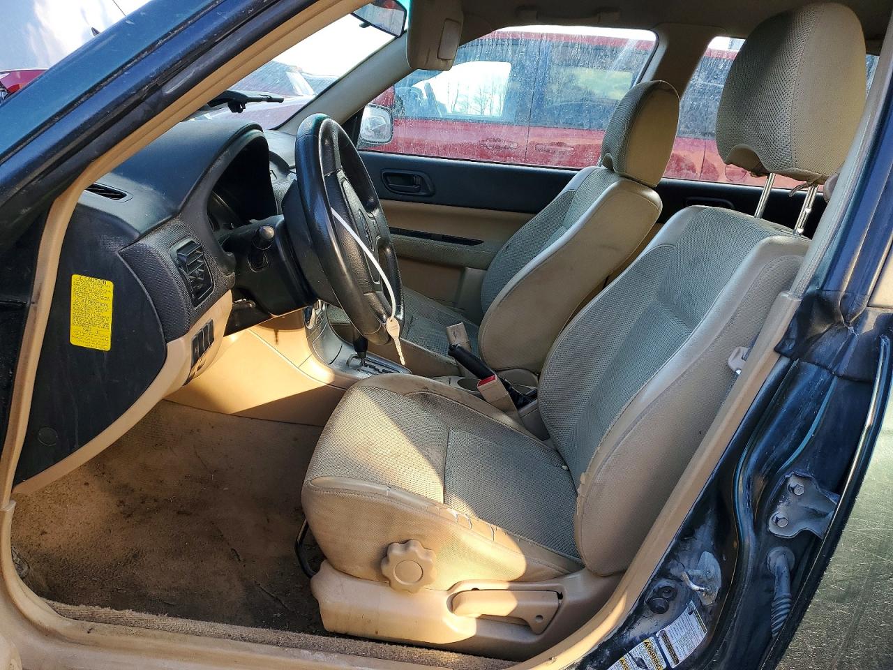 2005 Subaru Forester 2.5x Green vin: JF1SG63665H716519