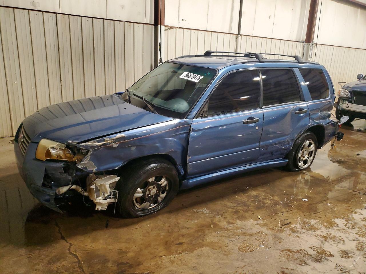2007 Subaru Forester 2.5x Blue vin: JF1SG63667H729645