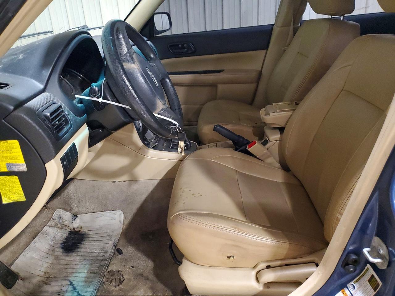 2007 Subaru Forester 2.5x Blue vin: JF1SG63667H729645