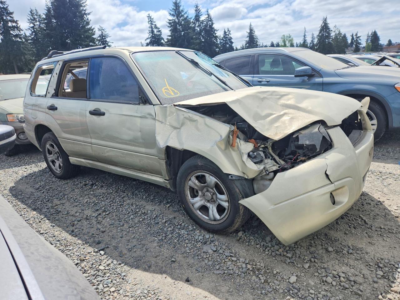 2007 Subaru Forester 2.5x Green vin: JF1SG63667H730584