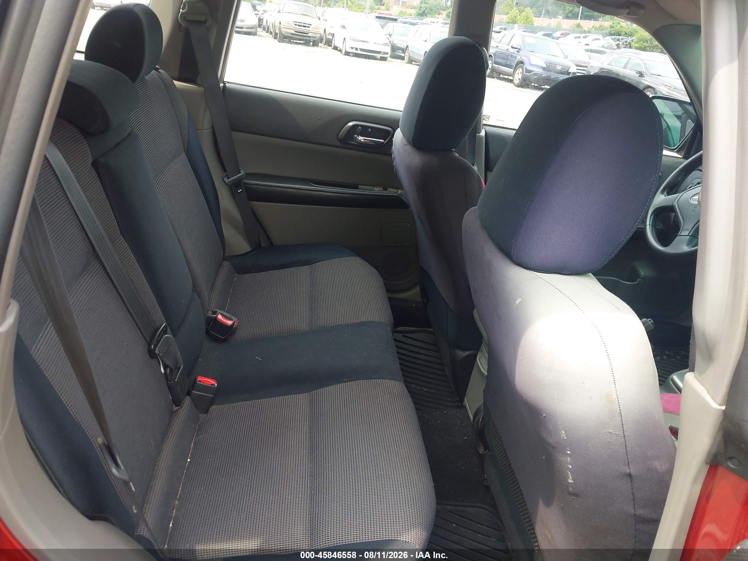 2007 Subaru Forester Sports 2.5x Red vin: JF1SG63667H737549