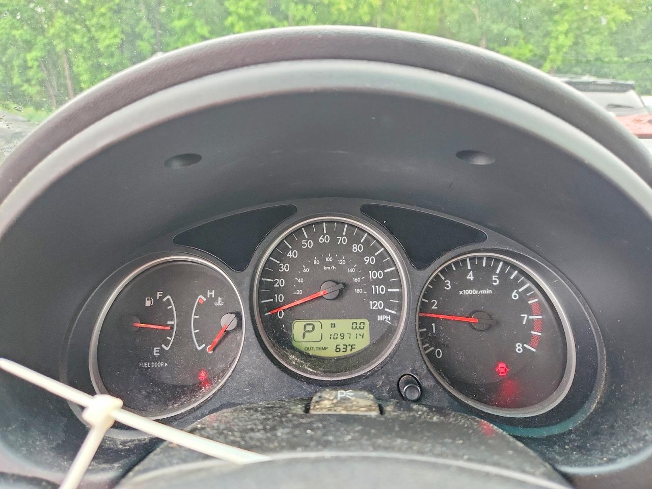 2008 Subaru Forester 2.5x Red vin: JF1SG63668H715875
