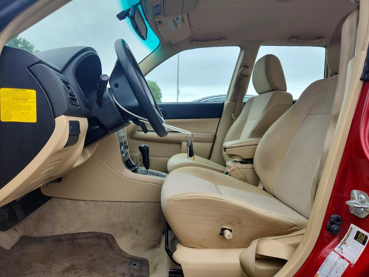 2008 Subaru Forester 2.5x Red vin: JF1SG63668H715875
