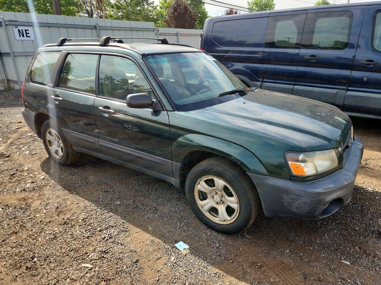2003 Subaru Forester 2.5x Green vin: JF1SG63673H734007