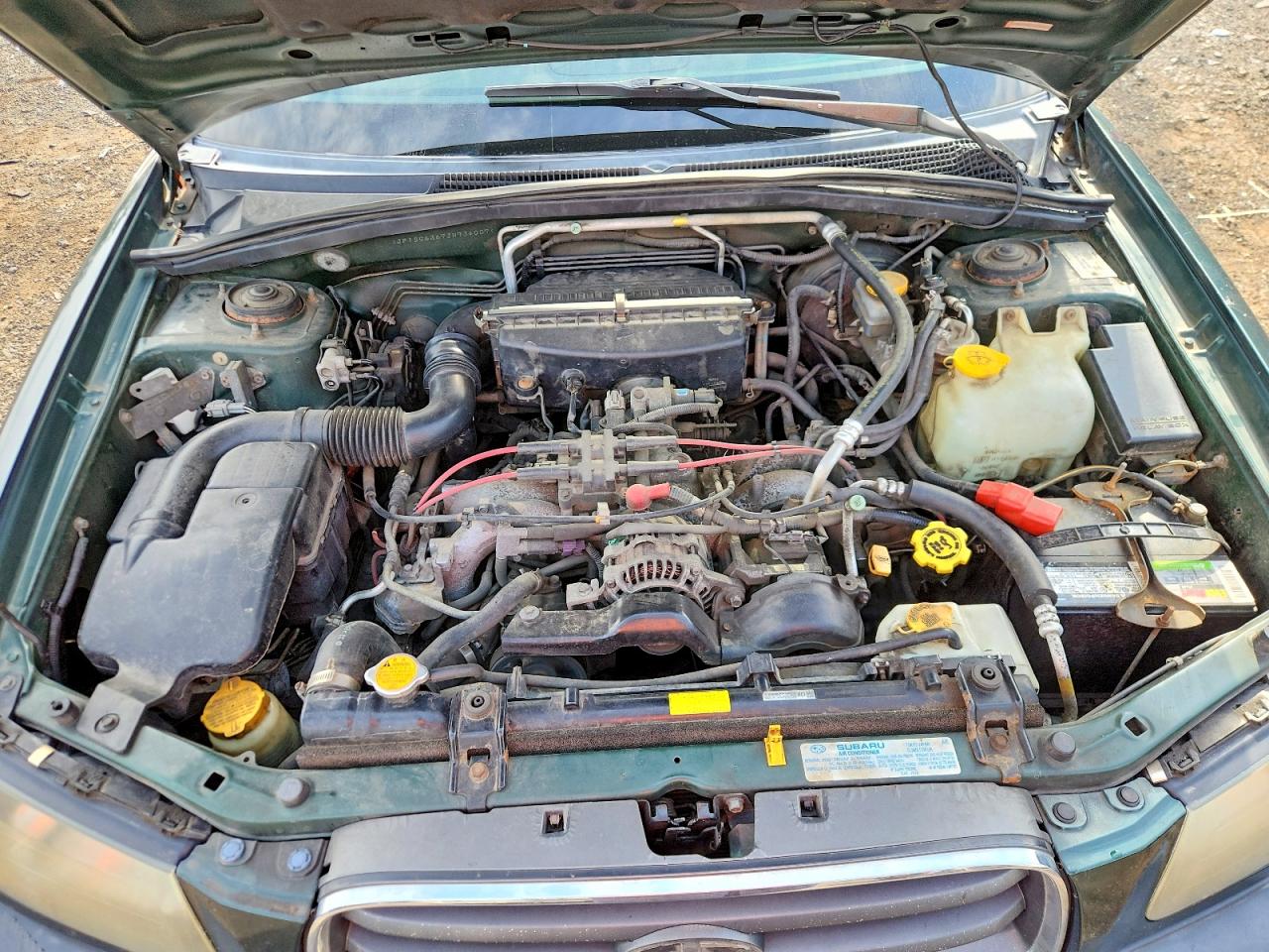 2003 Subaru Forester 2.5x Green vin: JF1SG63673H734007