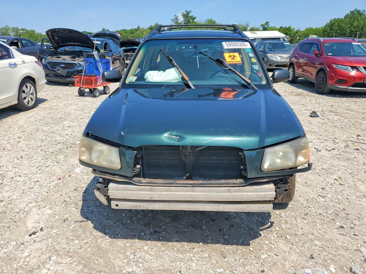 2003 Subaru Forester 2.5x Green vin: JF1SG63673H752247